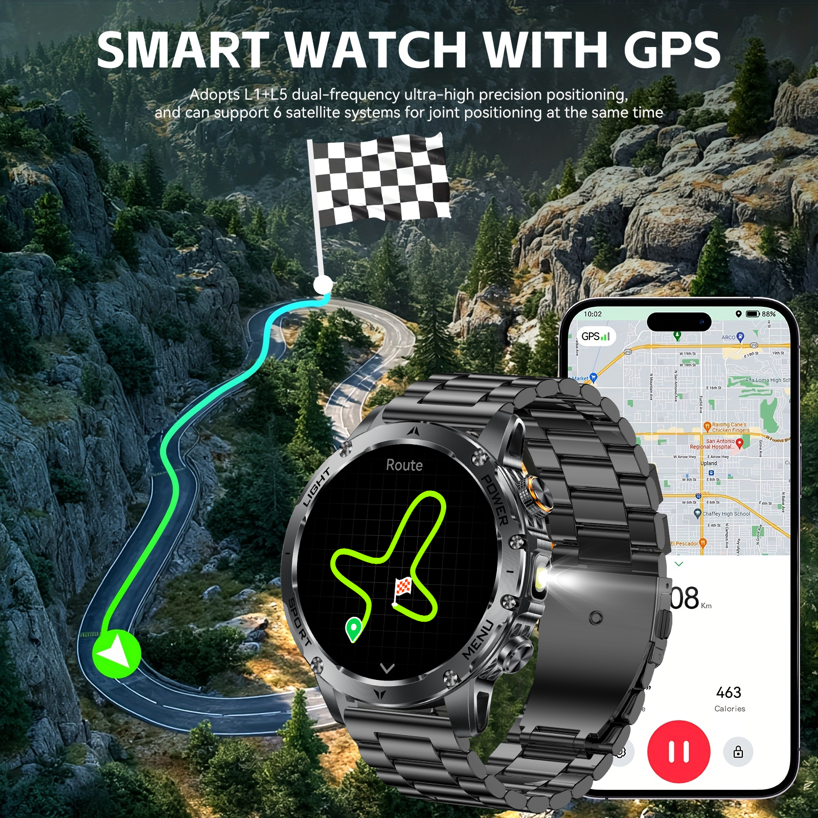 2025 New GPS Outdoor Sports Sm - Smartwatch Nexus incelemesi ve fiyatı