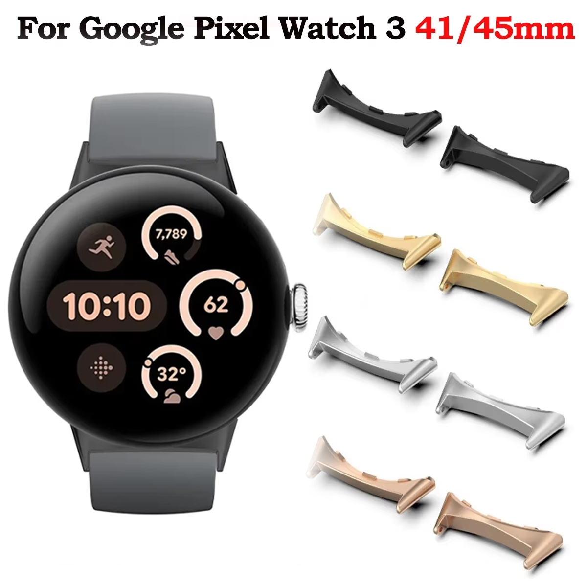 2pcs Watch Strap Connector Ada - Smartwatch Straps & Accessories incelemesi ve fiyatı