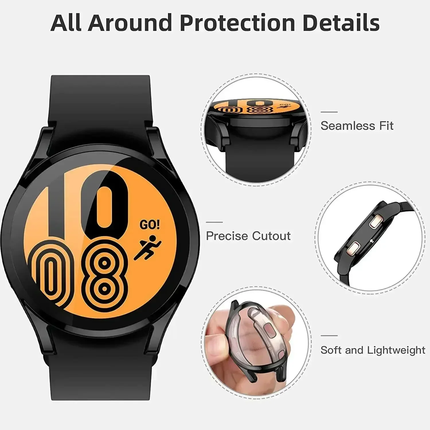 Case for Samsung Galaxy Watch  - Accessories For Galaxy Watch 5 incelemesi ve fiyatı