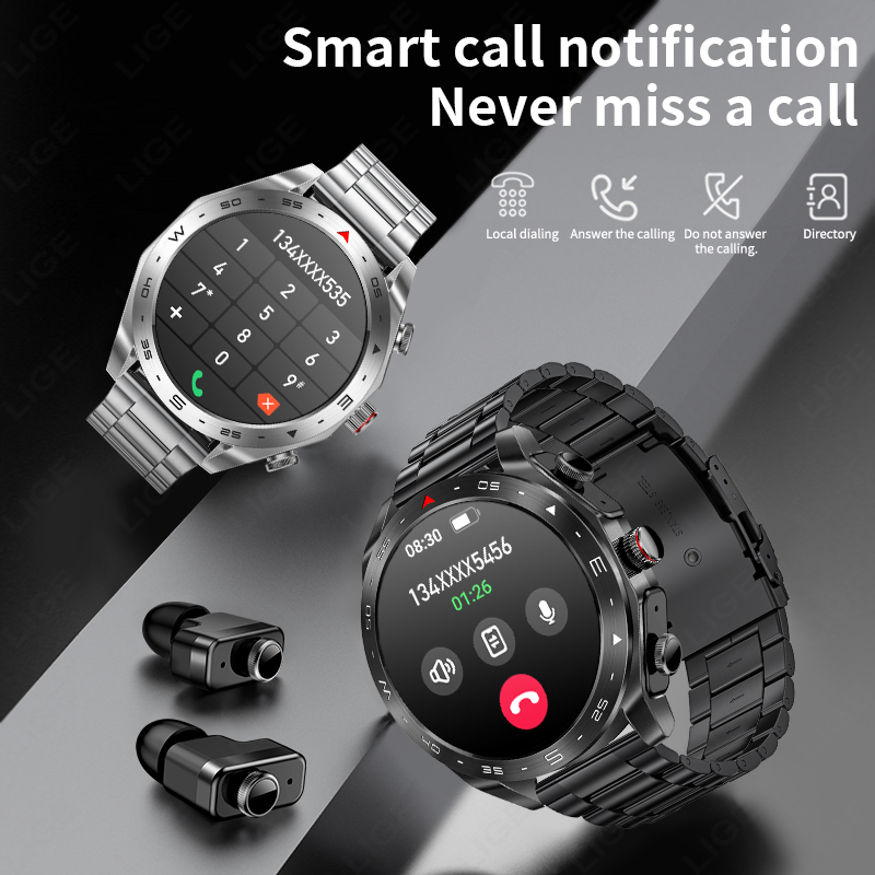 LIGE Smartwatch With Earbuds B - Smartwatch Headset incelemesi ve fiyatı