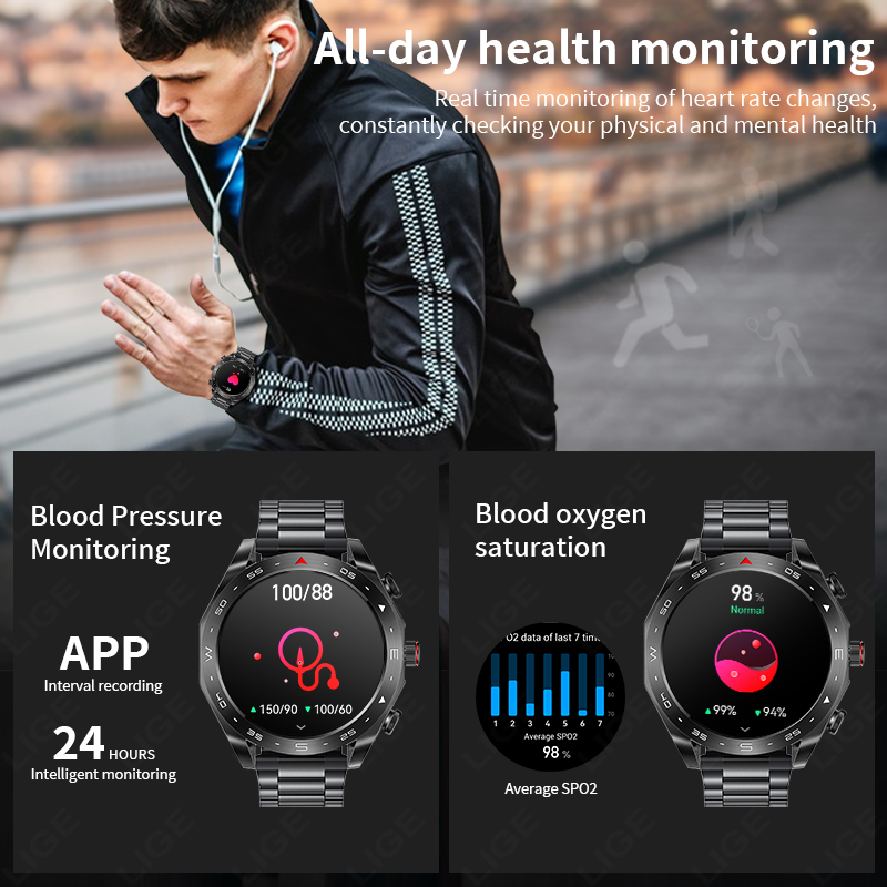 LIGE Smartwatch With Earbuds B - Smartwatch Headset incelemesi ve fiyatı