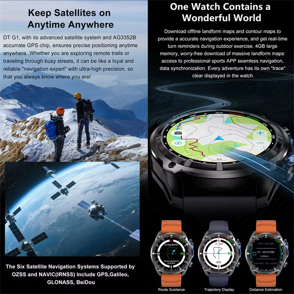 T-Rex3 Pro GPS Offline Map 100 - Smartwatch Nexus incelemesi ve fiyatı