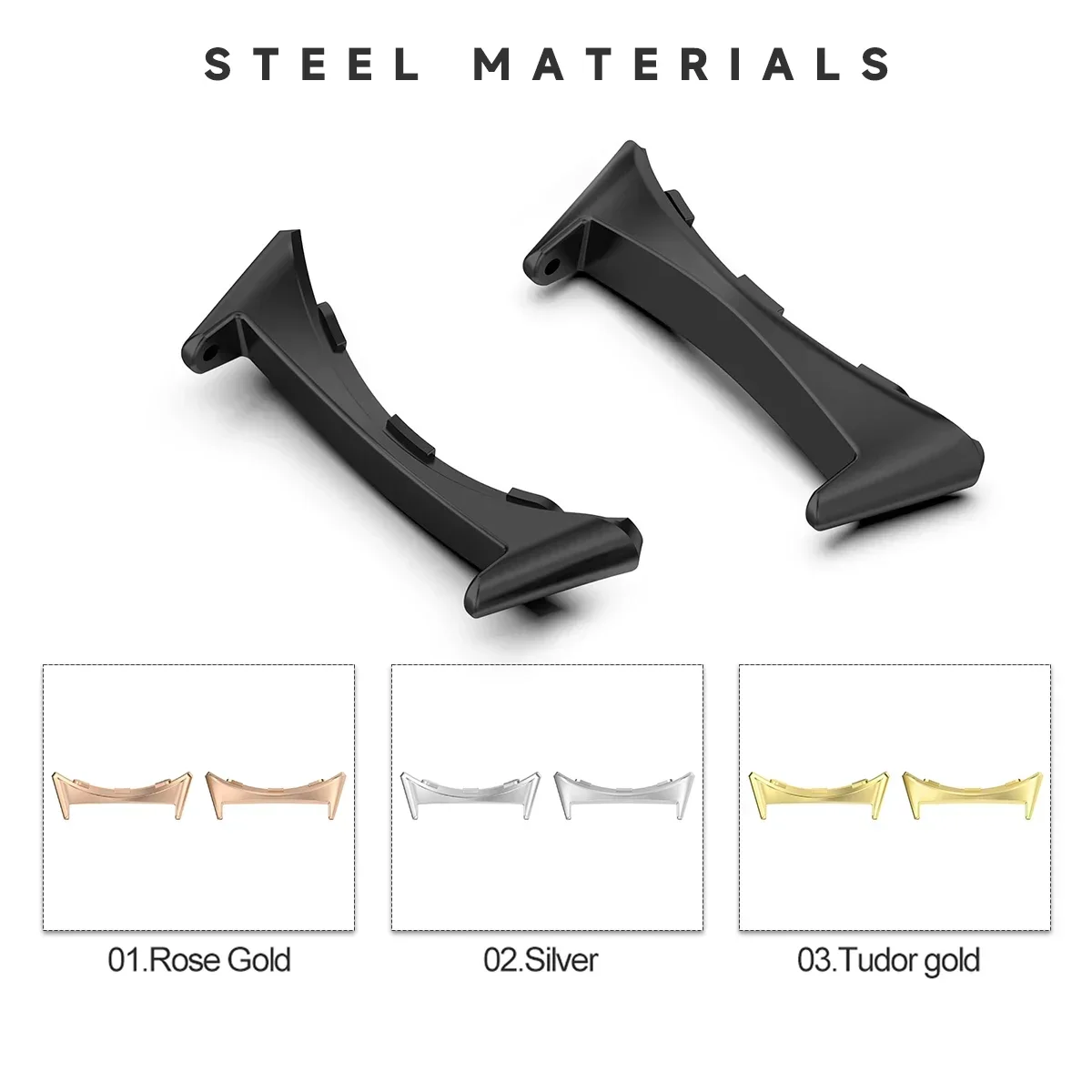 2pcs Watch Strap Connector Ada - Smartwatch Straps & Accessories incelemesi ve fiyatı