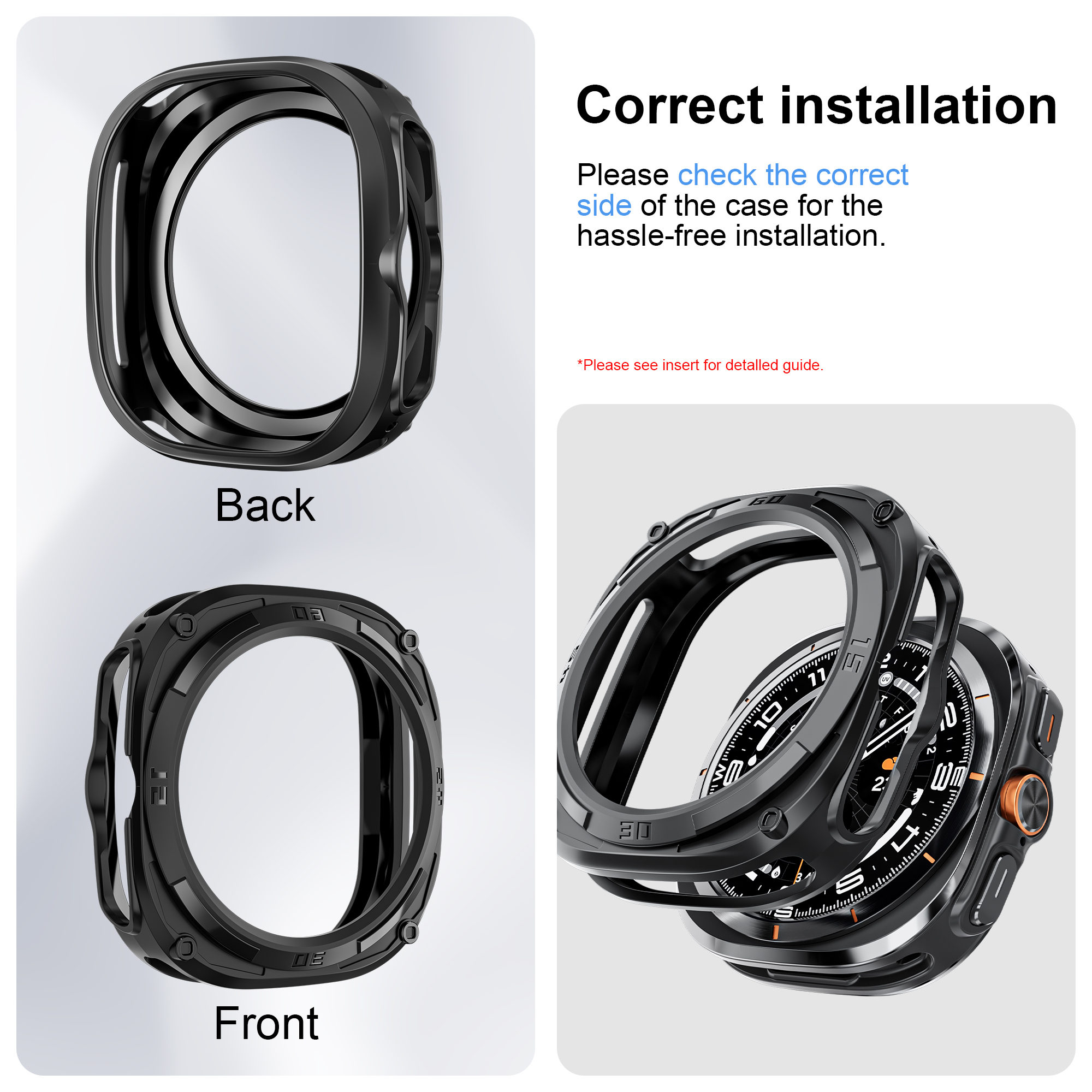 Case for Samsung Galaxy Watch  - Samsung Smartwatch Ultra Accessories incelemesi ve fiyatı
