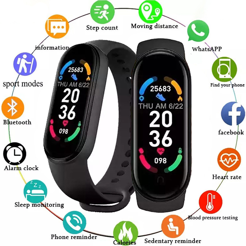 M6 Smart Watch Men Women Fitne - Android Smartwatch Accessories incelemesi ve fiyatı