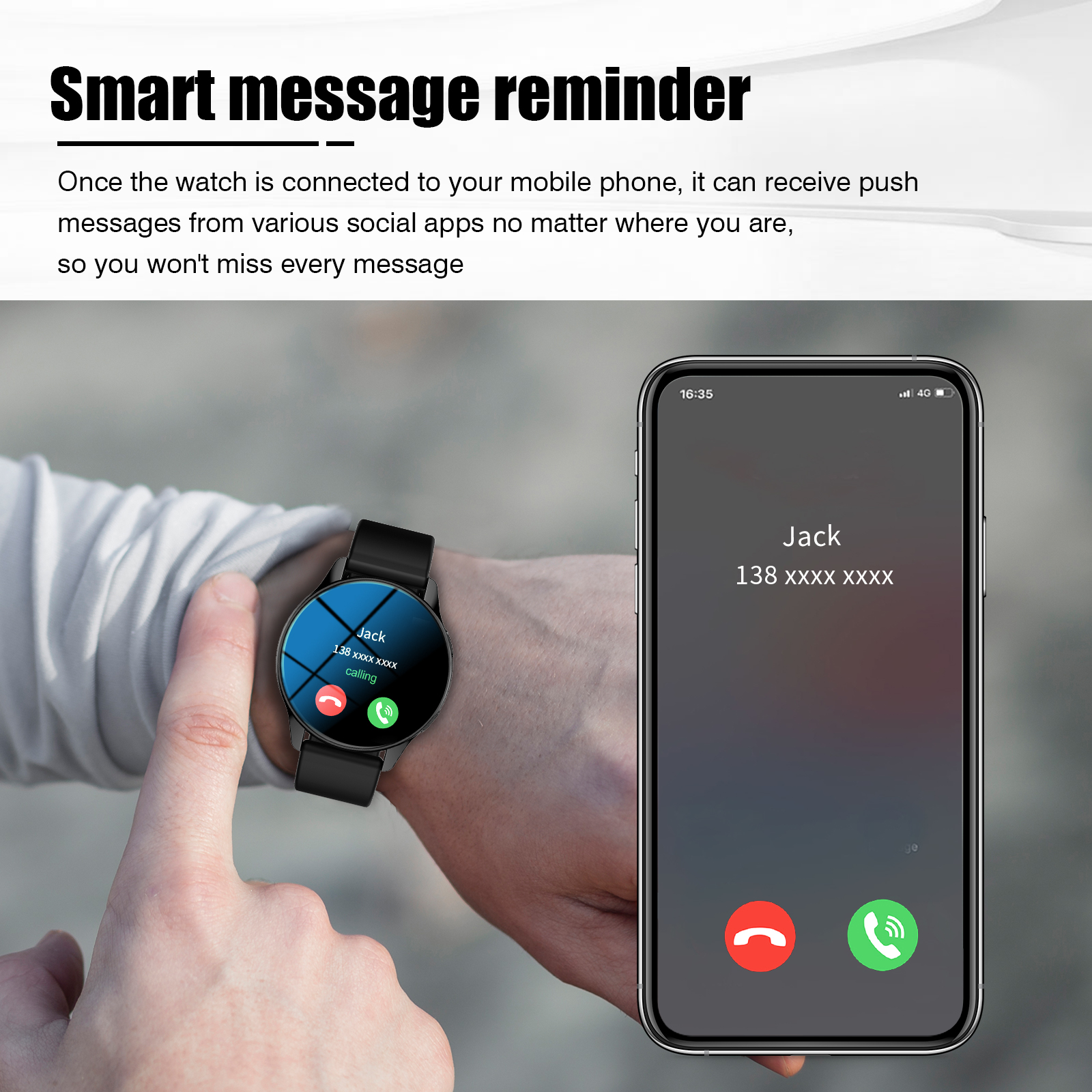 Smartwatch, Wireless Calling/D - Smartwatch Custom incelemesi ve fiyatı