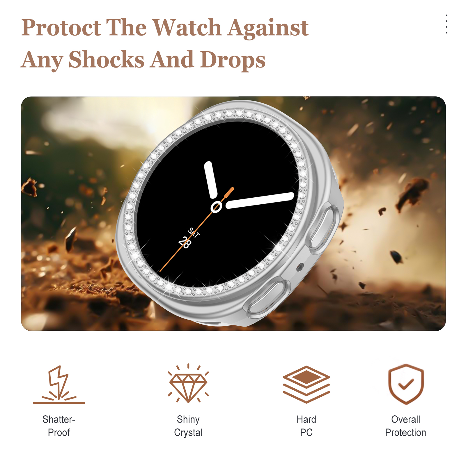 PC Cover For Samsung Galaxy wa - Samsung Smartwatch Accessories incelemesi ve fiyatı
