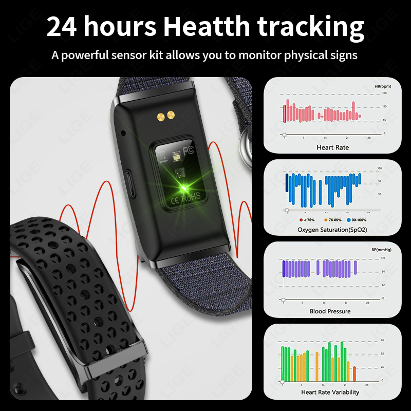 LIGE Smart Watch Heart Rate Bl - Android Smartwatch Accessories incelemesi ve fiyatı