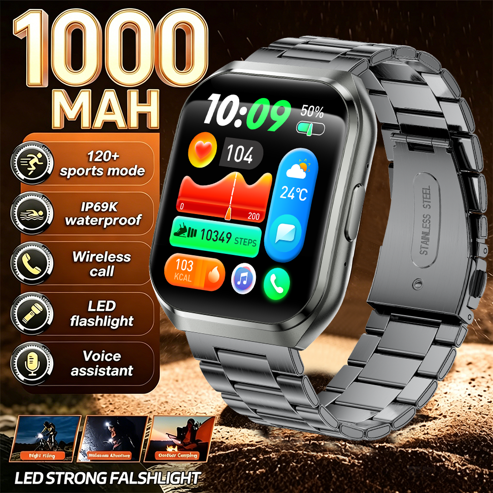 New 1000mAh Battery Smart Watc - Android Smartwatch Accessories incelemesi ve fiyatı