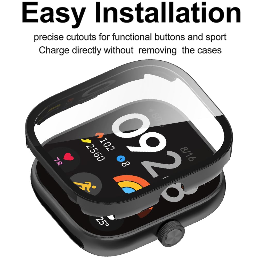 Tempered Glass+Case For Xiaomi - Xiaomi Smartwatch Accessories incelemesi ve fiyatı