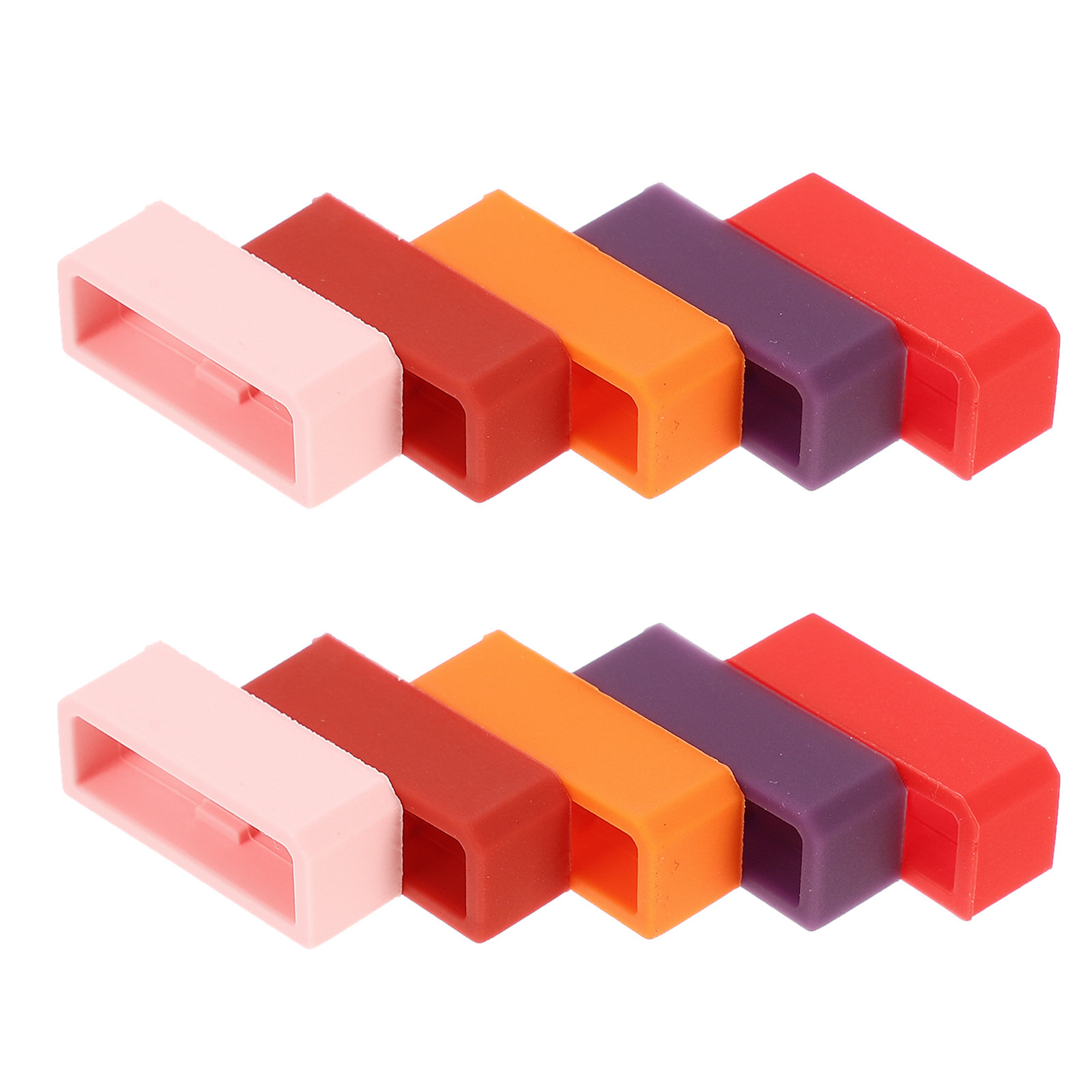 10Pcs Smooth Finish Silicone W - Smartwatch Straps & Accessories incelemesi ve fiyatı