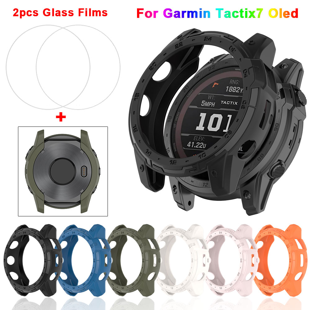 TPU Silicone Case + Tempered G - Android Smartwatch Accessories incelemesi ve fiyatı