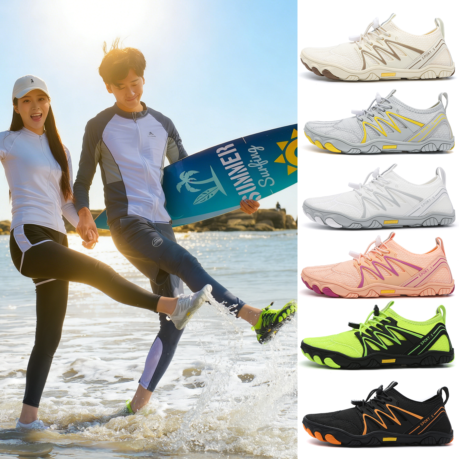 Unisex Water Shoes Men Women Q - Rugged Sport Strap incelemesi ve fiyatı