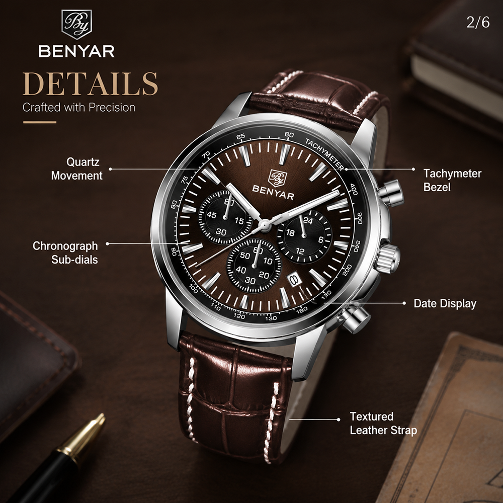 BENYAR Top brand multifunction - Accessories With Watch incelemesi ve fiyatı