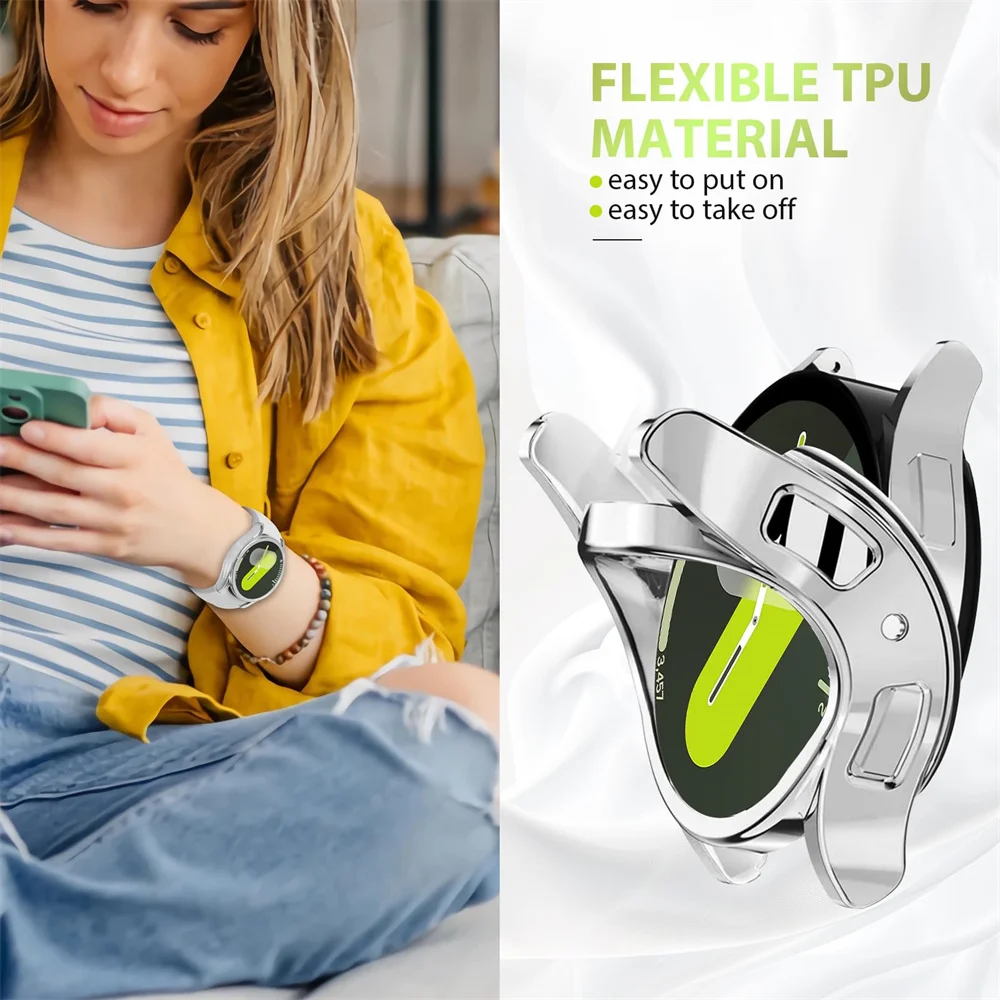 New Plating TPU Case for Samsu - Accessories For Galaxy Watch 5 incelemesi ve fiyatı