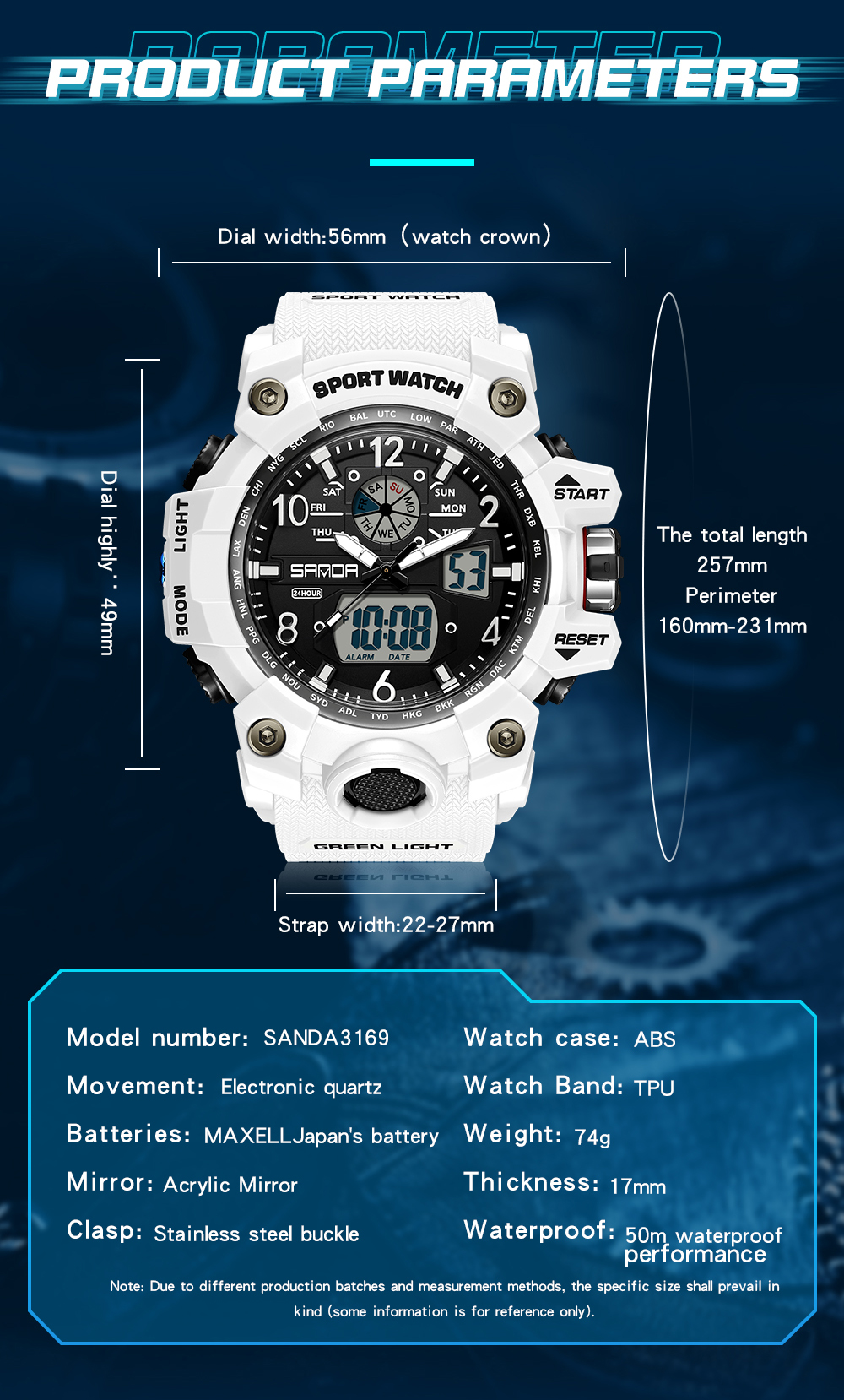 SANDA 30169 Top Sports Men's W - Smartwatch Nexus incelemesi ve fiyatı