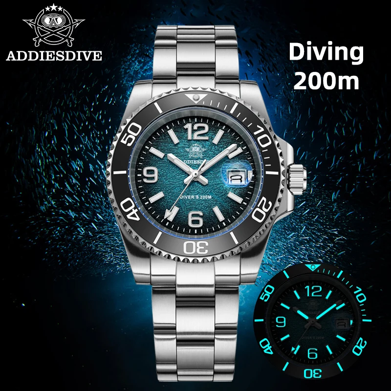 ADDIESDIVE 41mm Men Diving Wat - Accessories With Watch incelemesi ve fiyatı