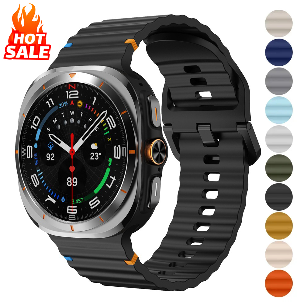 Silicone Strap For Samsung Gal - Samsung Smartwatch Ultra Accessories incelemesi ve fiyatı
