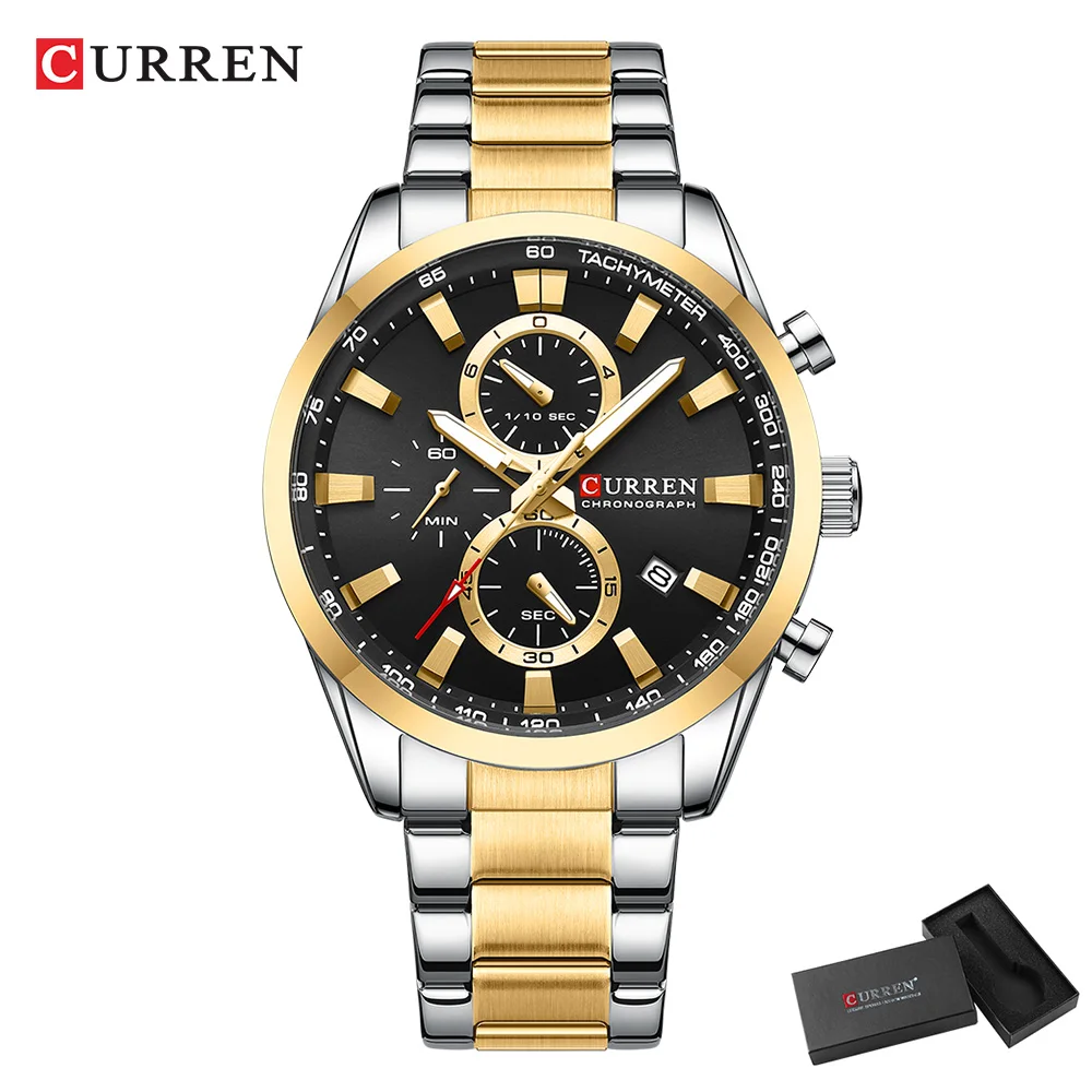 CURREN Casual Quartz Chrono Sp - Accessories With Watch incelemesi ve fiyatı