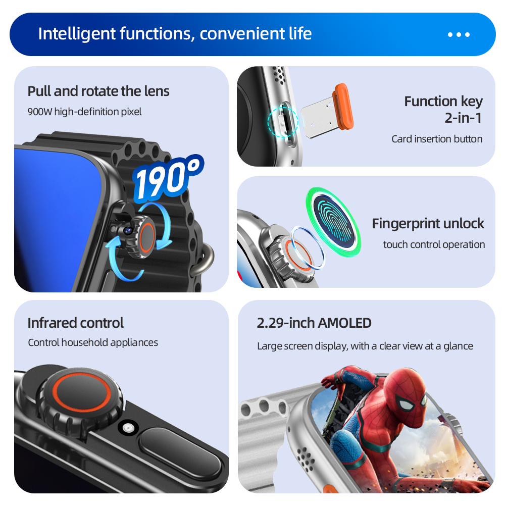DW200 Smartwatch Men WIFI Touc - Smartwatch Nexus incelemesi ve fiyatı