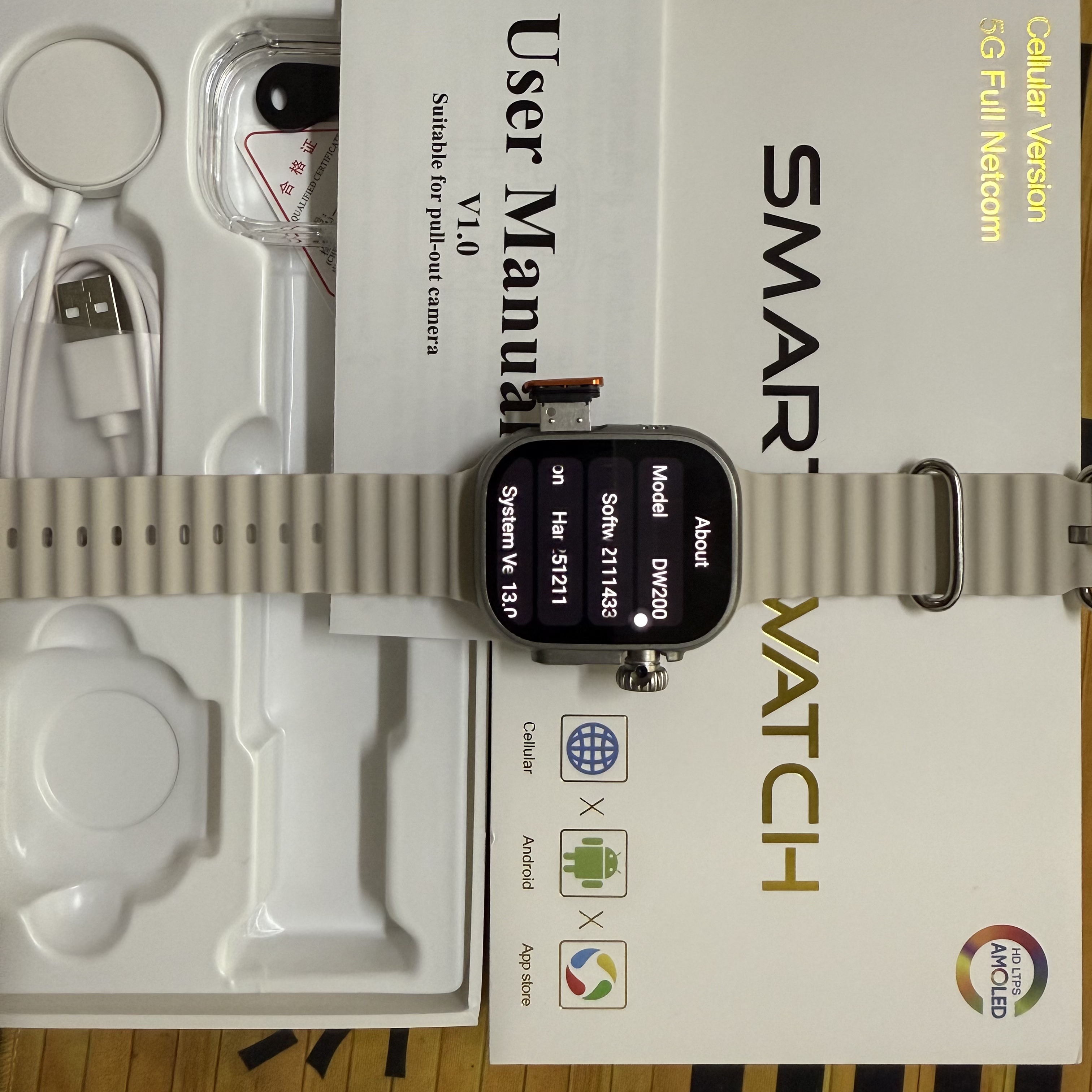 DW200 Smartwatch Men WIFI Touc - Smartwatch Nexus incelemesi ve fiyatı