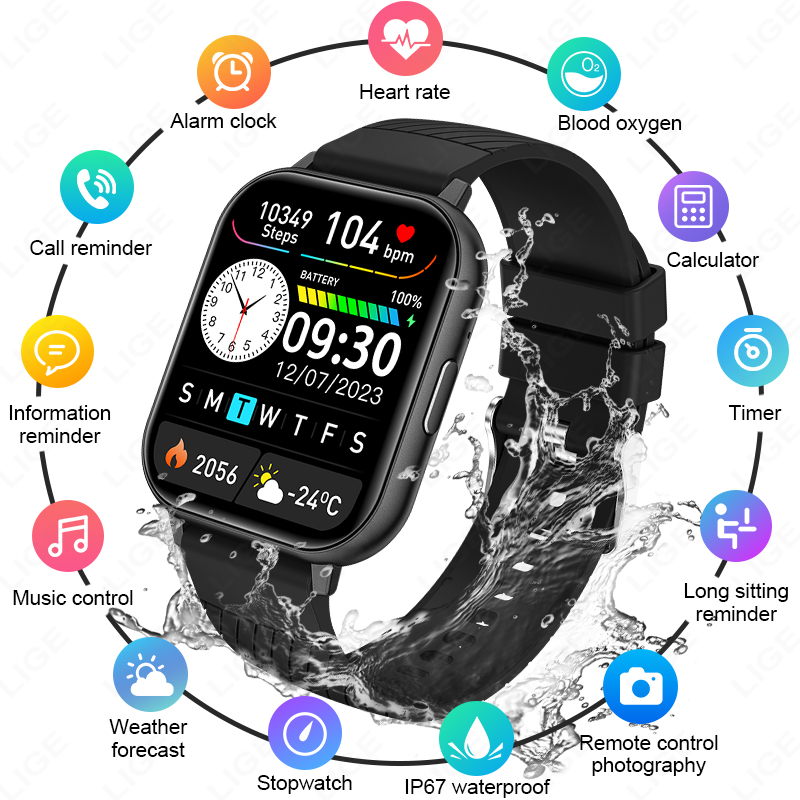 New Smart Watch Men Full Touch - Smartwatch Custom incelemesi ve fiyatı