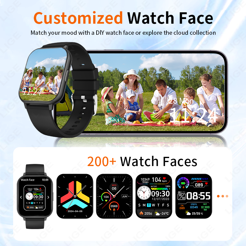 New Smart Watch Men Full Touch - Smartwatch Custom incelemesi ve fiyatı