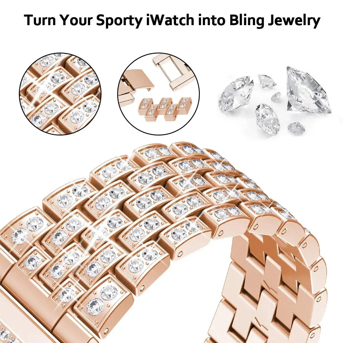 Diamond Band for Samsung Galax - Titan Smartwatch Accessories incelemesi ve fiyatı