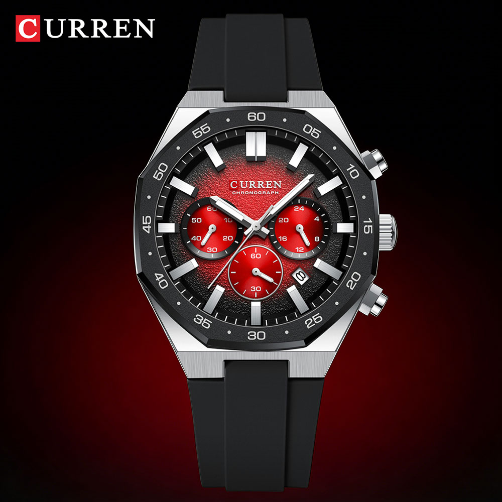 CURREN Fashion Casual Men Spor - Accessories With Watch incelemesi ve fiyatı