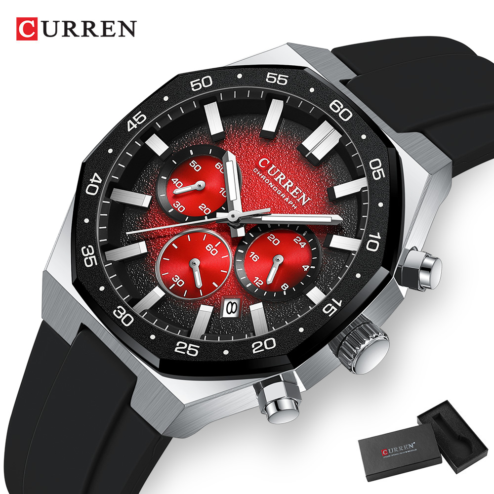 CURREN Fashion Casual Men Spor - Accessories With Watch incelemesi ve fiyatı