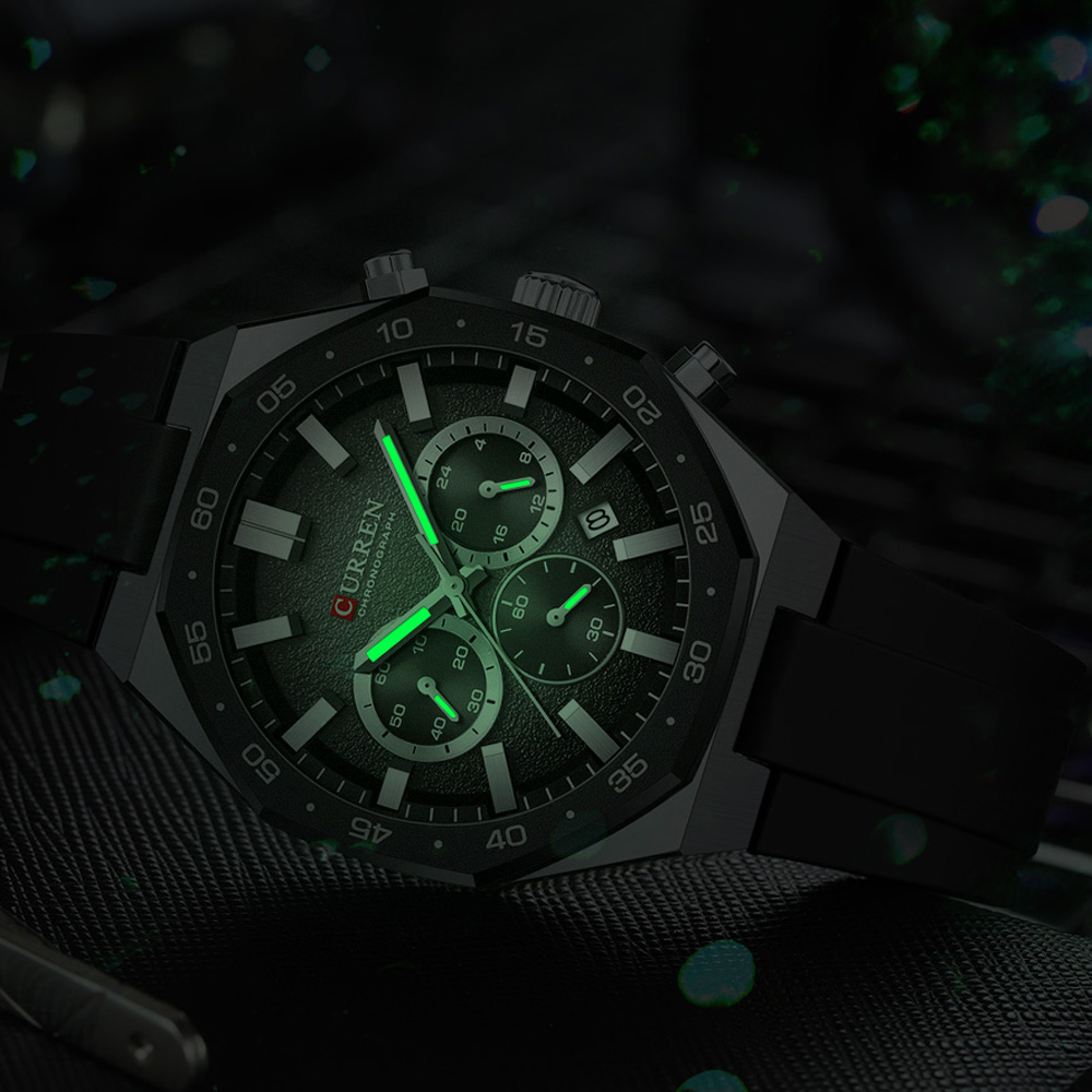 CURREN Fashion Casual Men Spor - Accessories With Watch incelemesi ve fiyatı