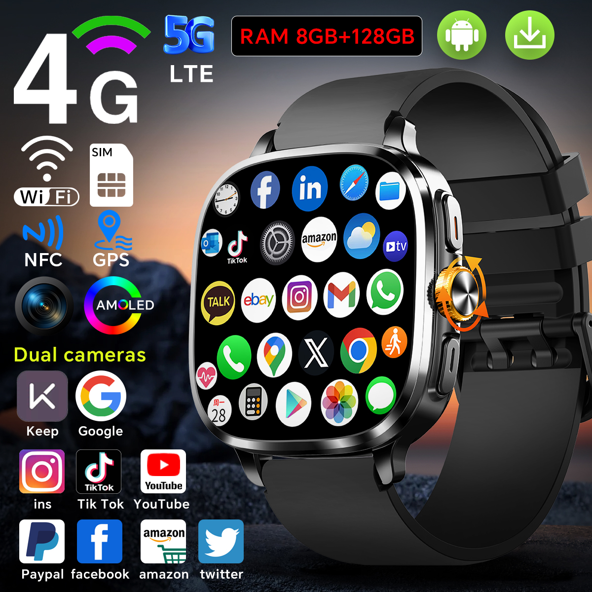 5G Full Netcom S99 Smartwatch  - Smartwatch Nexus incelemesi ve fiyatı