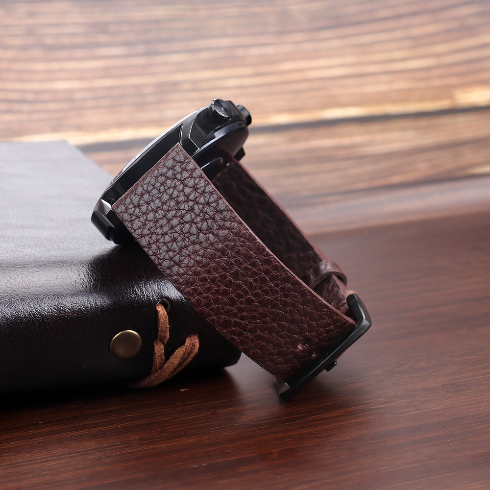 22mm Genuine Calfskin Leather  - Smartwatch Accessories Shop incelemesi ve fiyatı