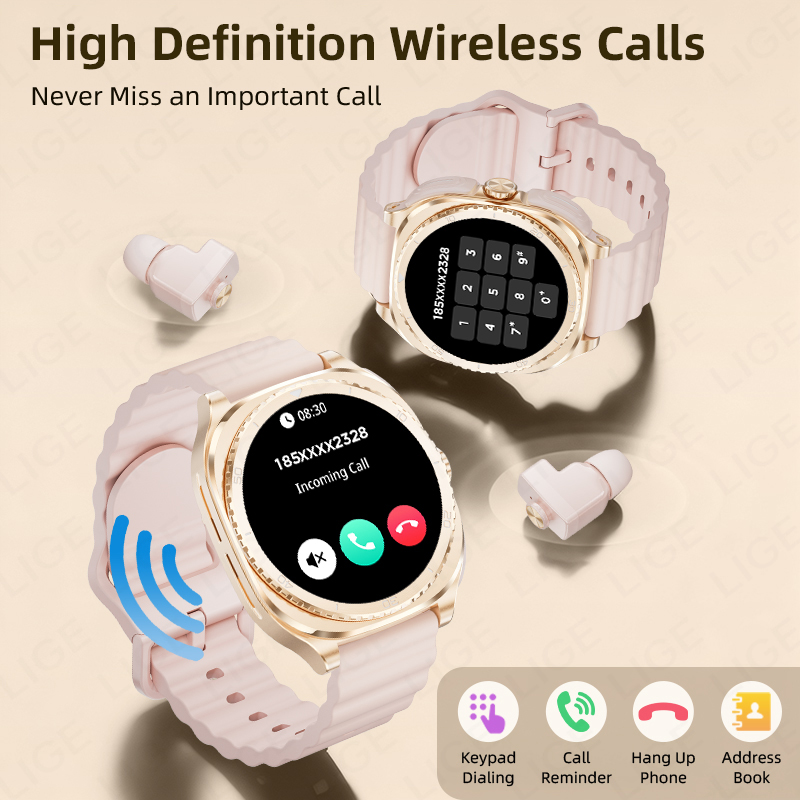 LIGE 2 In 1 TWS Headset Smart  - Smartwatch Headset incelemesi ve fiyatı