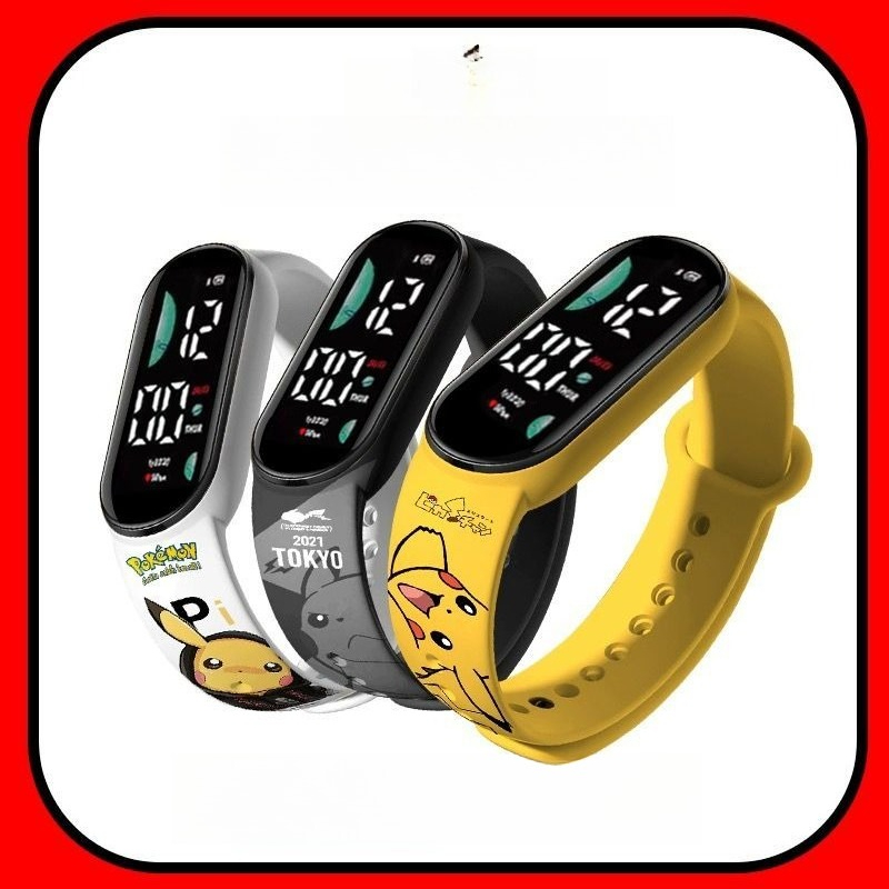 Pokémon cartoon pattern digita - Accessories With Watch incelemesi ve fiyatı