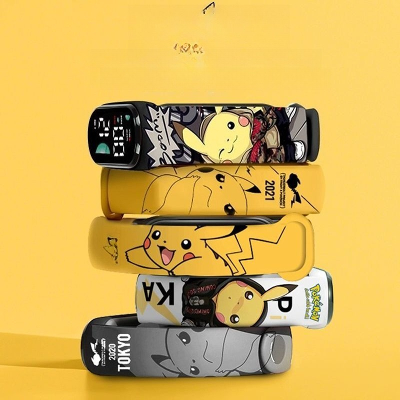 Pokémon cartoon pattern digita - Accessories With Watch incelemesi ve fiyatı