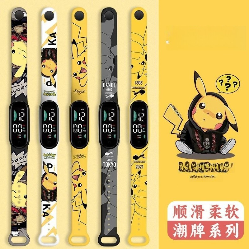 Pokémon cartoon pattern digita - Accessories With Watch incelemesi ve fiyatı