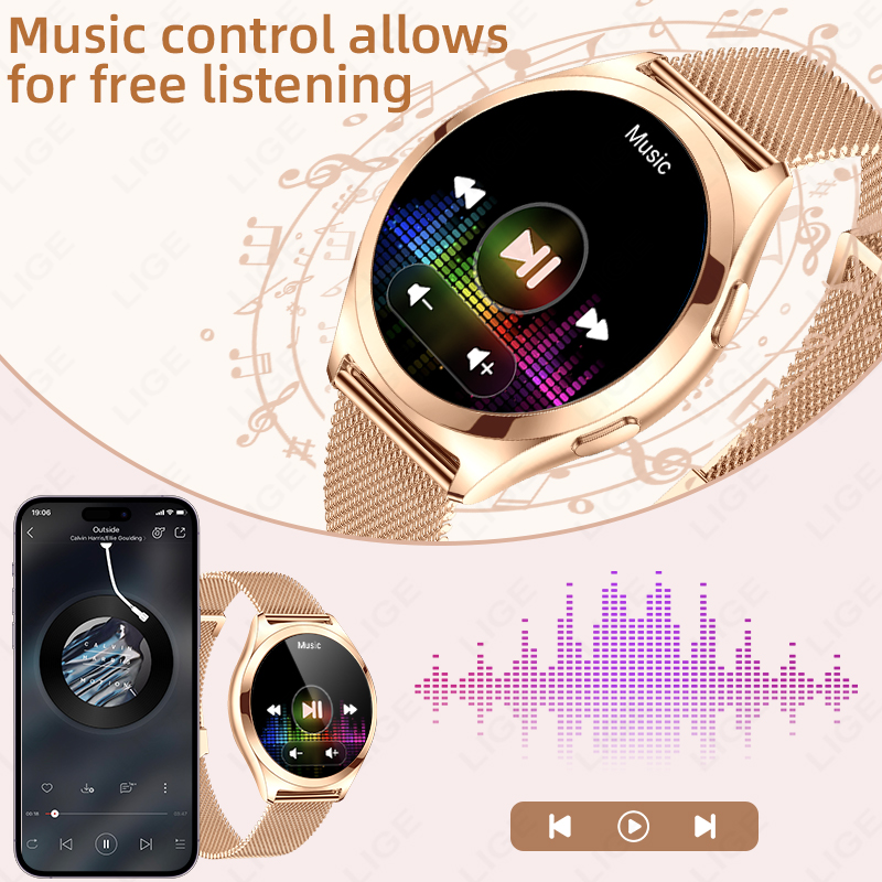 LIGE Luxury Smart Watch For Wo - Smartwatch Custom incelemesi ve fiyatı