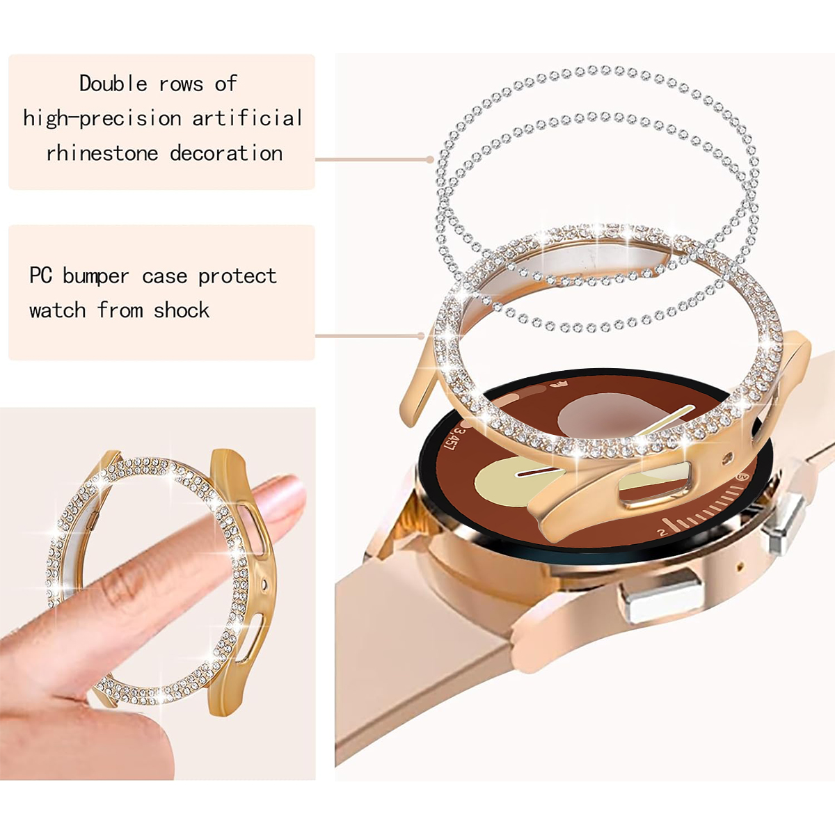 Case for Samsung Galaxy Watch  - Accessories For Galaxy Watch 5 incelemesi ve fiyatı