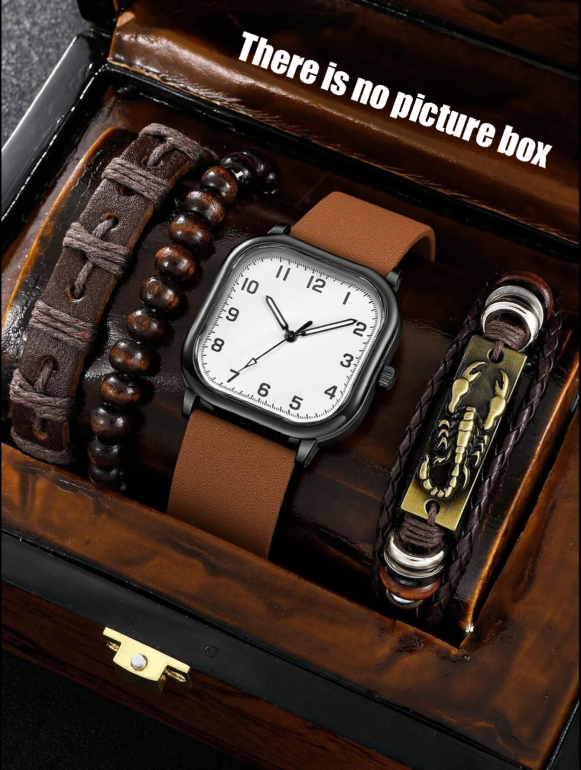 No gift box; men's leather str - Accessories With Watch incelemesi ve fiyatı