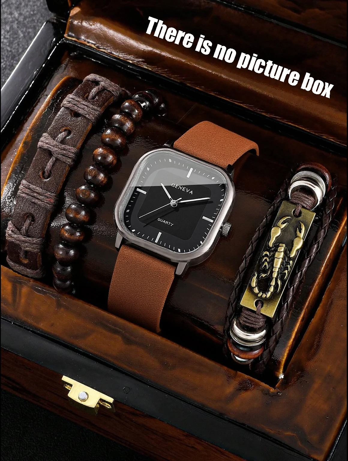 No gift box; men's leather str - Accessories With Watch incelemesi ve fiyatı