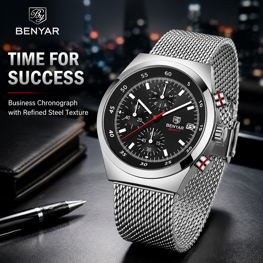 BENYAR Top Luxury Brand Men's  - Accessories With Watch incelemesi ve fiyatı