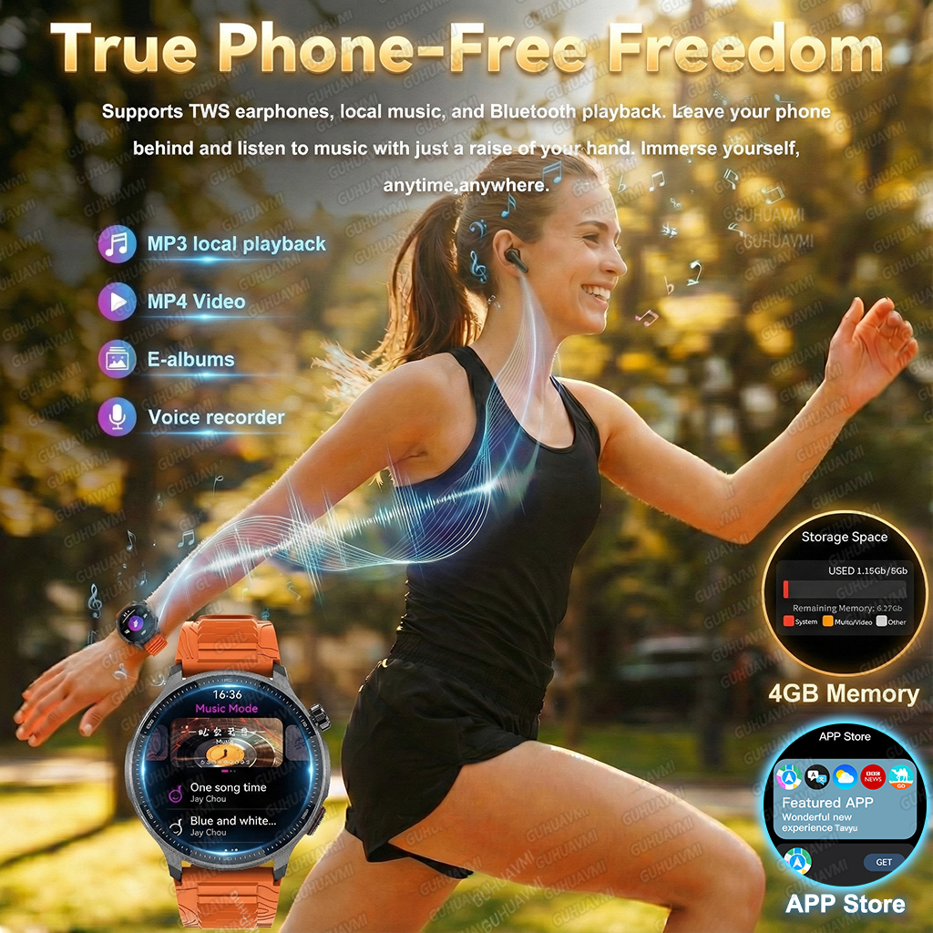 New 4GB Storage Smart Watch GP - Smartwatch Custom incelemesi ve fiyatı